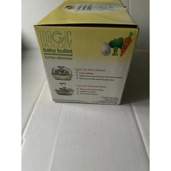Magic Bullet Baby Bullet Turbo Food Steamer - Picture 2 of 6